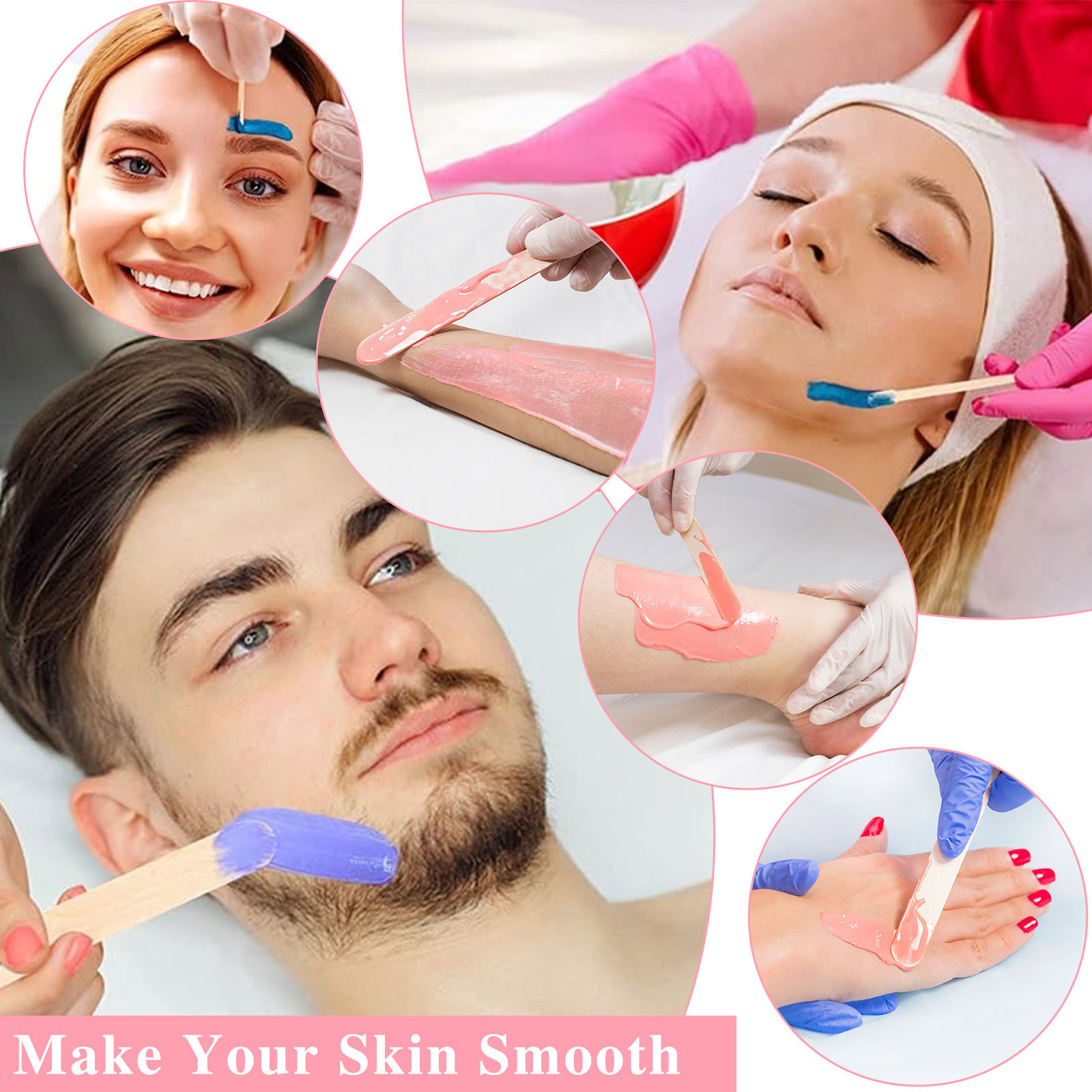 Cross-border new products depilatory wax bean wax therapy machine heating furnace wax melting furnace beeswax silicone mini non-stick pan wax melting machine