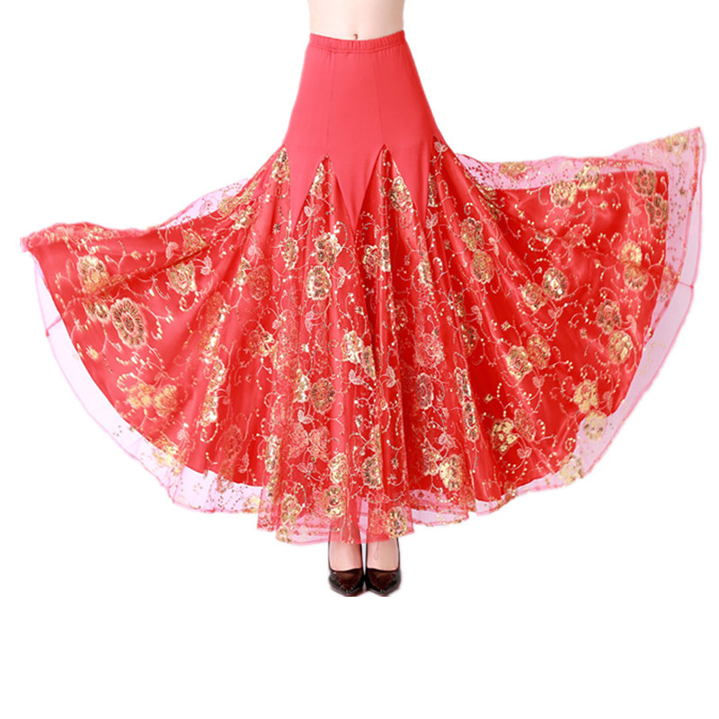 Performance Modern Dance Big Swing Dress Performance Ballroom Dance Long Dress Waltz Dress