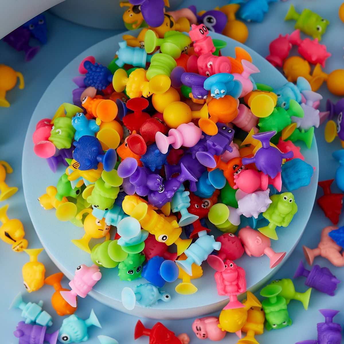 Food Accessories Toys, Dolls, Toys, Egg Accessories, Simulated Suction Cups, Animal Dolls, Sucking Toys, Sticky Toys