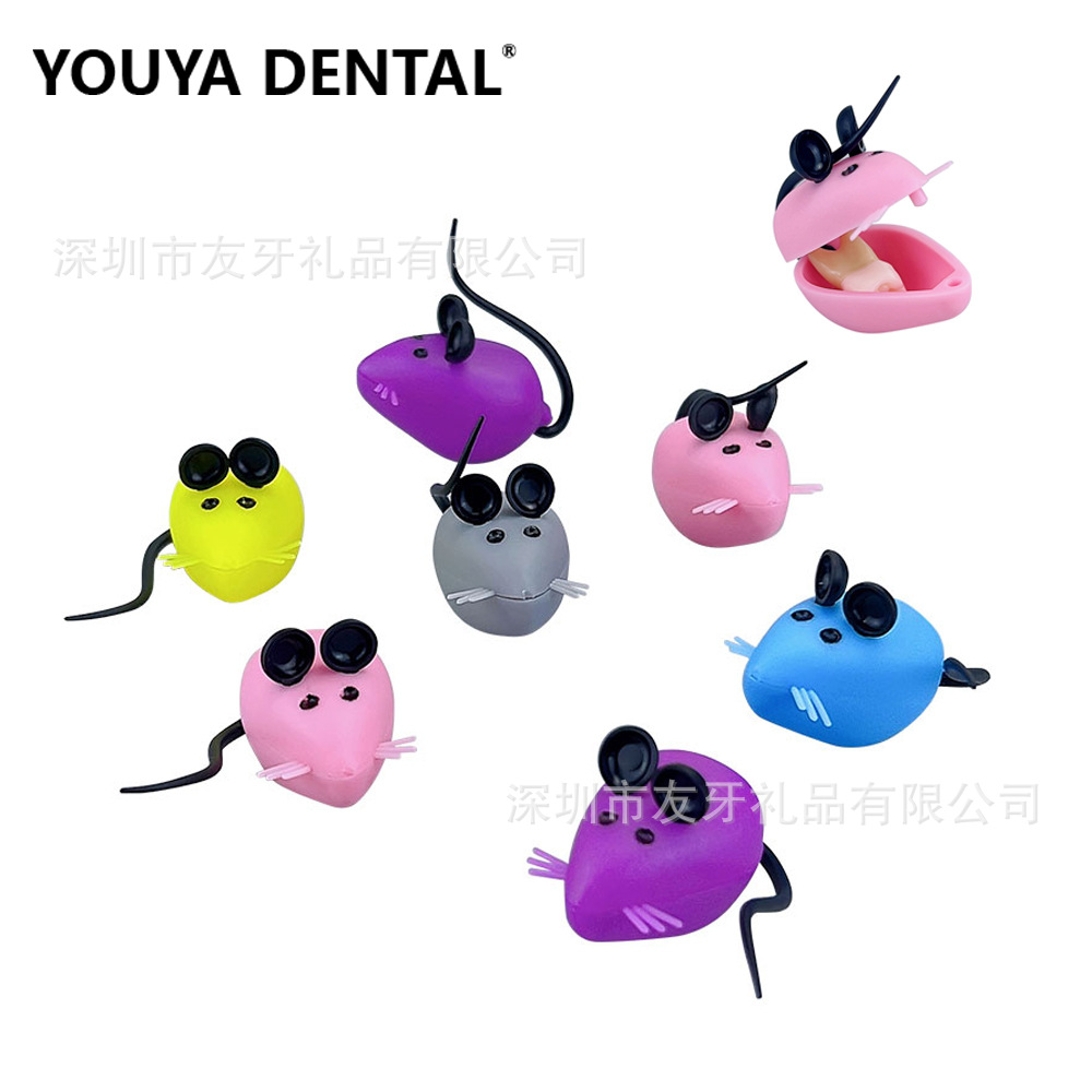 Коробка для хранения молочных зубов детей, пластиковая коробка для сбора зубов, коробка для замены зубов оптом