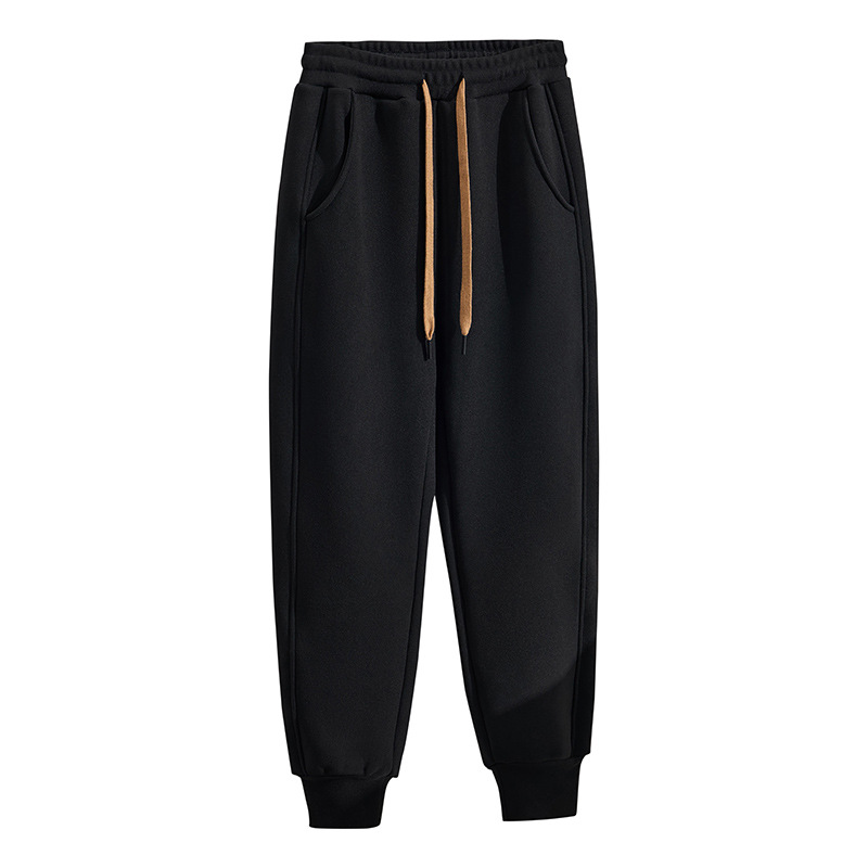 Plus Size Women's Winter New Windproof Pants for Chubby mm Extra Fat Fleece-Lined Warm Korean Casual Long Pants 150kg K6232