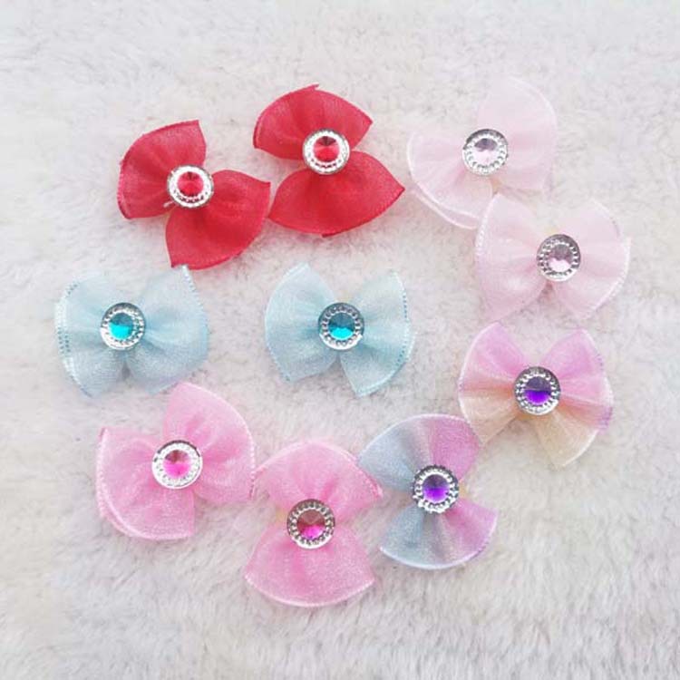 Аксессуары для домашних животных, ювелирные изделия, цветочная резинка с бантом, головной убор для собак, Тедди, Йоркшир