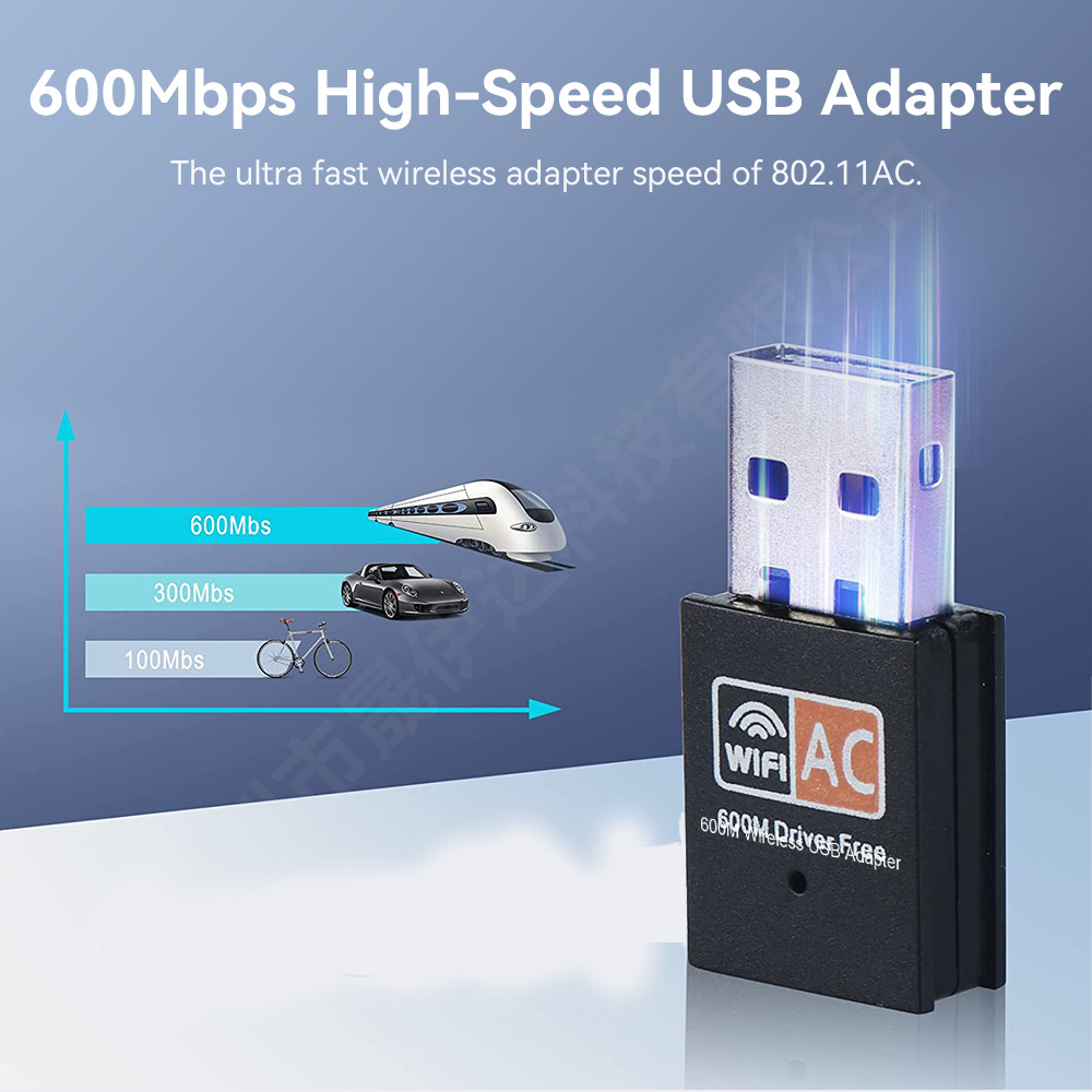 RTL8811CU computer WiFi USB Adapter dual-band 5G high-speed wireless network card receiver 600Mbps