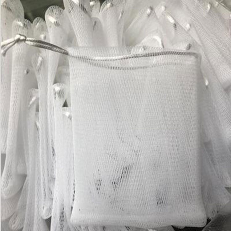 Factory Direct selling white rope foaming net foaming net handmade soap cleansing net face washing bubble net soap net foaming net