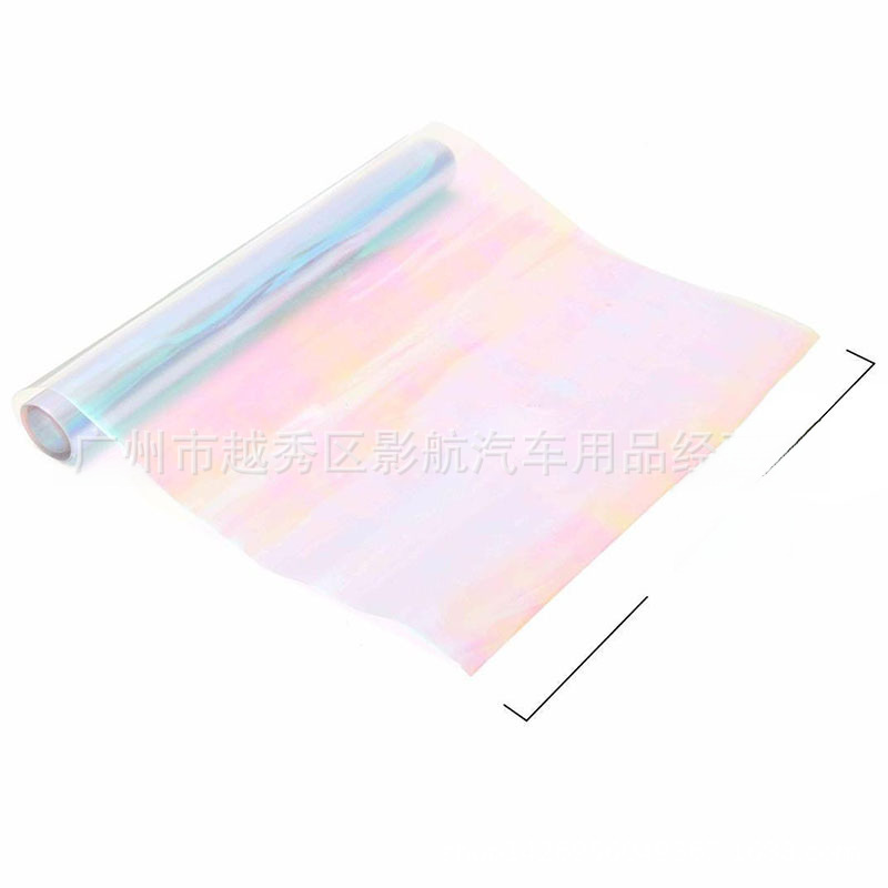 Foreign trade for car headlight color change film chameleon Light Film Magic Light Film colorful tail light film fog light Film