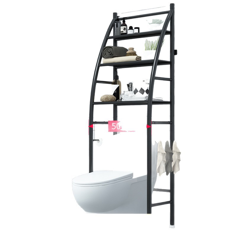 Storage Rack Above Washing Machine, Bathroom Toilet Shelf, Balcony Drum, Multi-Layer Toilet Basin Storage Rack