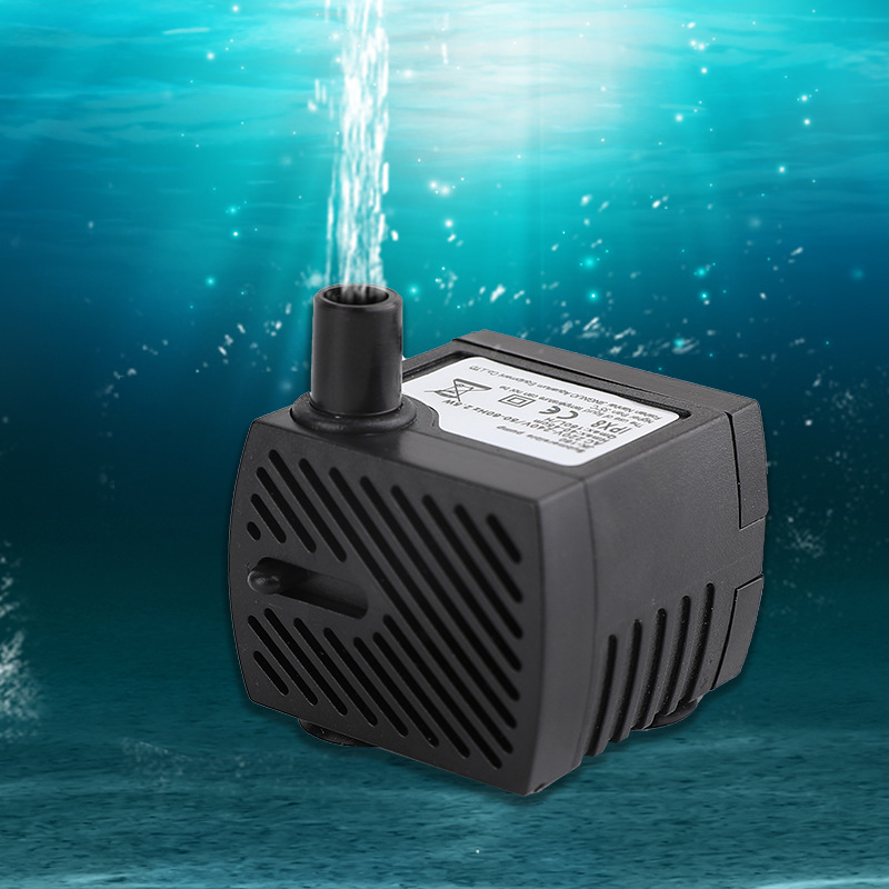 Fish Tank Water Pump Aquarium Silent Mini Pump Rockery Fountain Micro Water Pump Pet Water Dispenser Pump Small