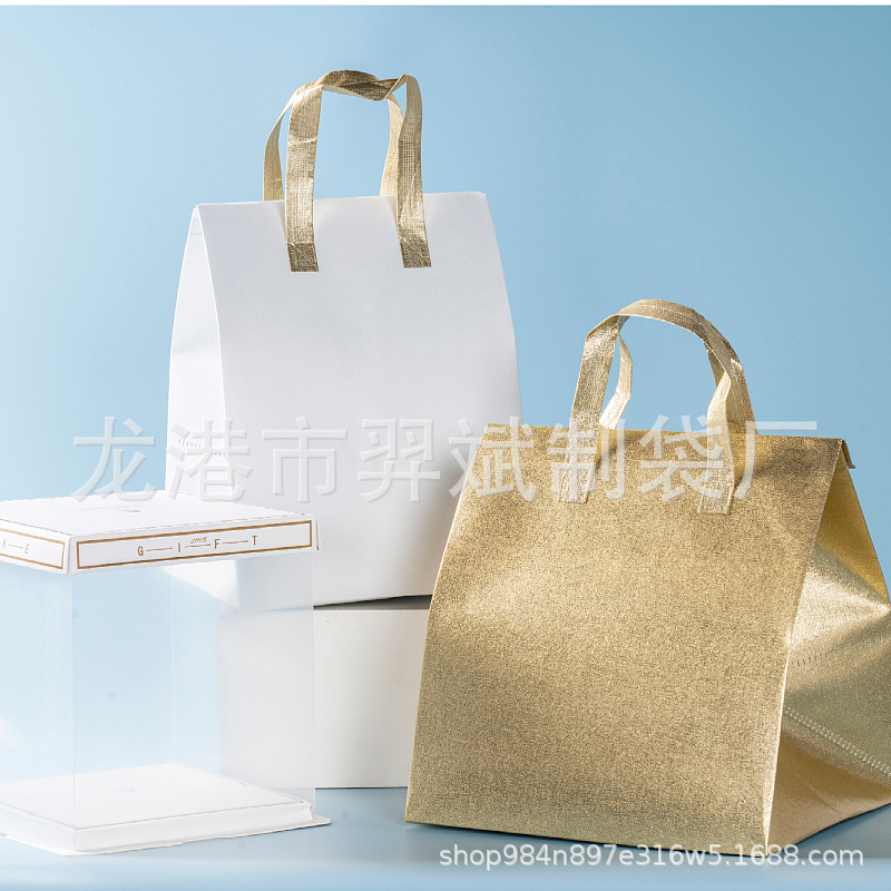 Disposable cake insulation bag portable takeaway special lunch box aluminum foil bento oversized commercial refrigerator bag wholesale