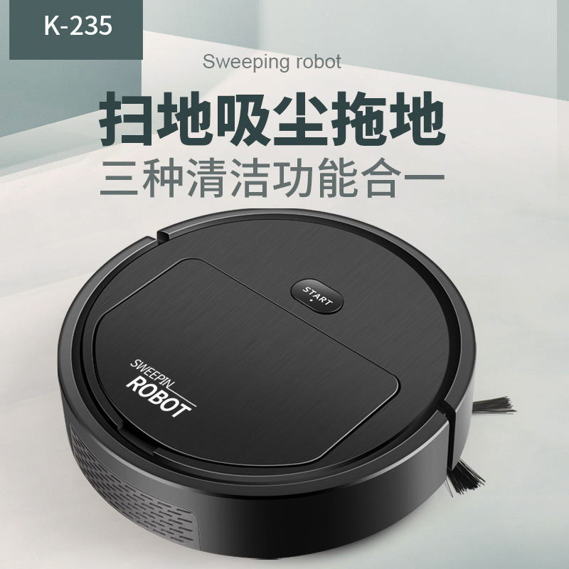 Sweeping Robot, Sweeping and Mopping All-In-One Household Fully Automatic Intelligent Sweeping, Vacuuming and Mopping All-In-One Machine Three-In-One Cleaning