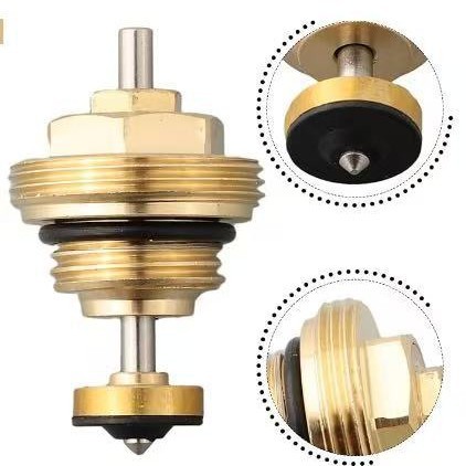Water Distributor Accessories Floor Heating Valve Core Cut-Off High Position Structure Automatic Spring Reflux Needle Valve Core