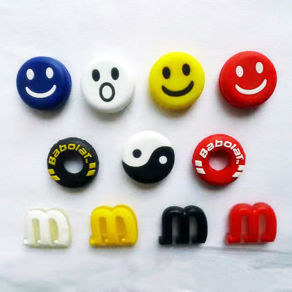 Силиконовый амортизатор теннисной ракетки, улыбающееся лицо, амортизатор в виде лапы кота, оптовая продажа