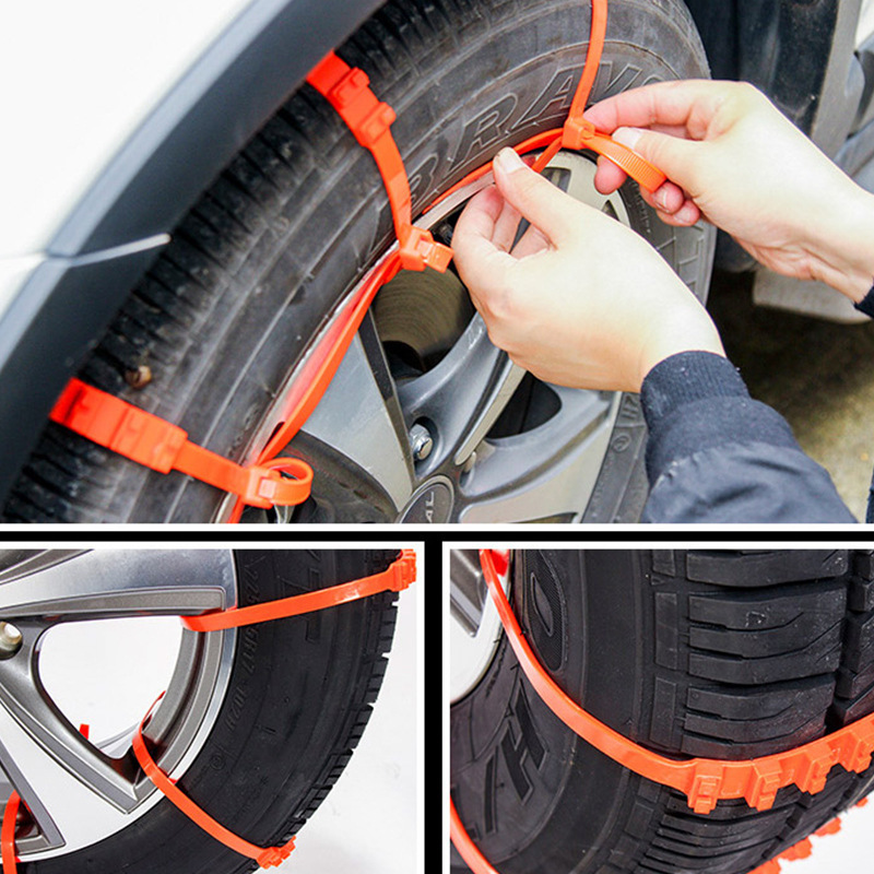 Car Anti-Skid Tie, Off-Road Vehicle Tire Anti-Skid Chain, Snow and Mud Emergency Escape Plastic Anti-Skid Chain Factory