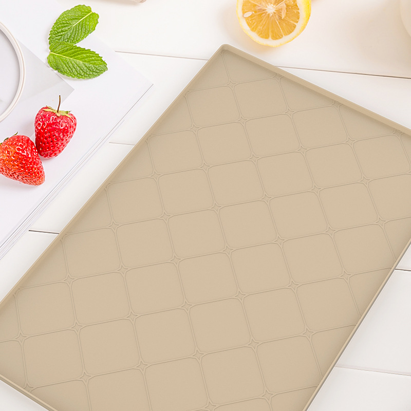 Leyton Silicone Sink Mat Drain Mat Lower Sink Silicone Mat Heat Insulation Mat Anti-Slip Mat Leak-proof Storage Sewage Mat