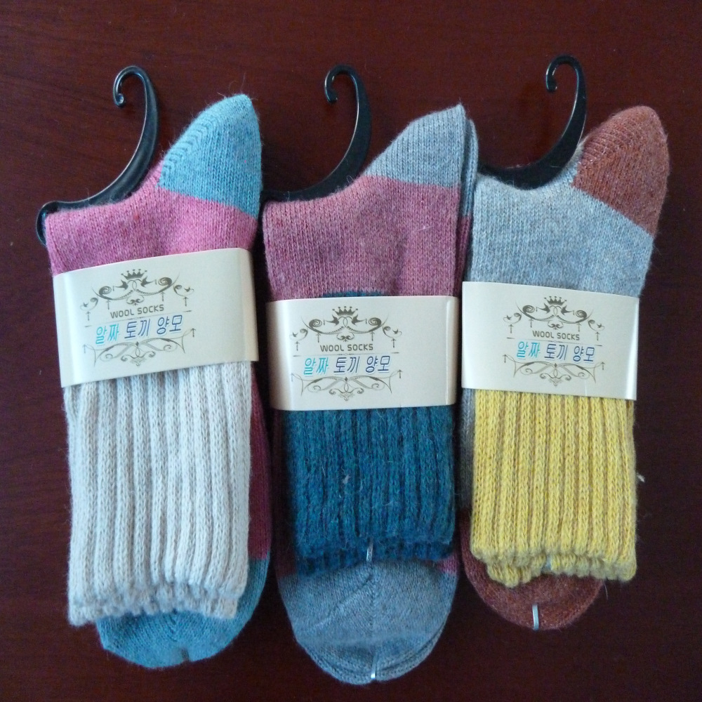 Haining wool socks production rabbit wool socks manufacturers to undertake rabbit wool socks orders