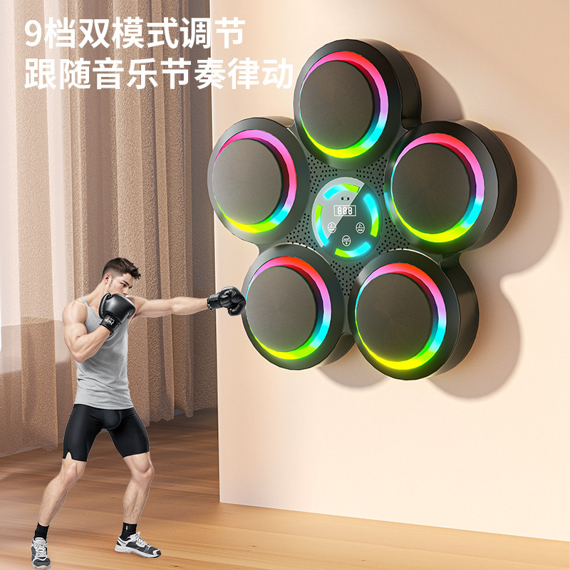 Boxing Target Intelligent Nine-Speed Speed Adjustment Indoor Boxing Beat Exerciser USB Charging Wall Mute