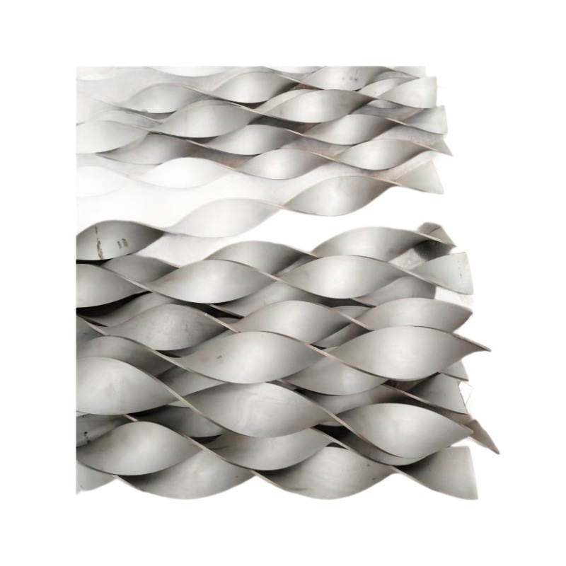 Stainless Steel Deflector Cooling Refrigeration Temperature Control Deflector Boiler Chemical Heat Transfer Fin Twist Rod Condenser