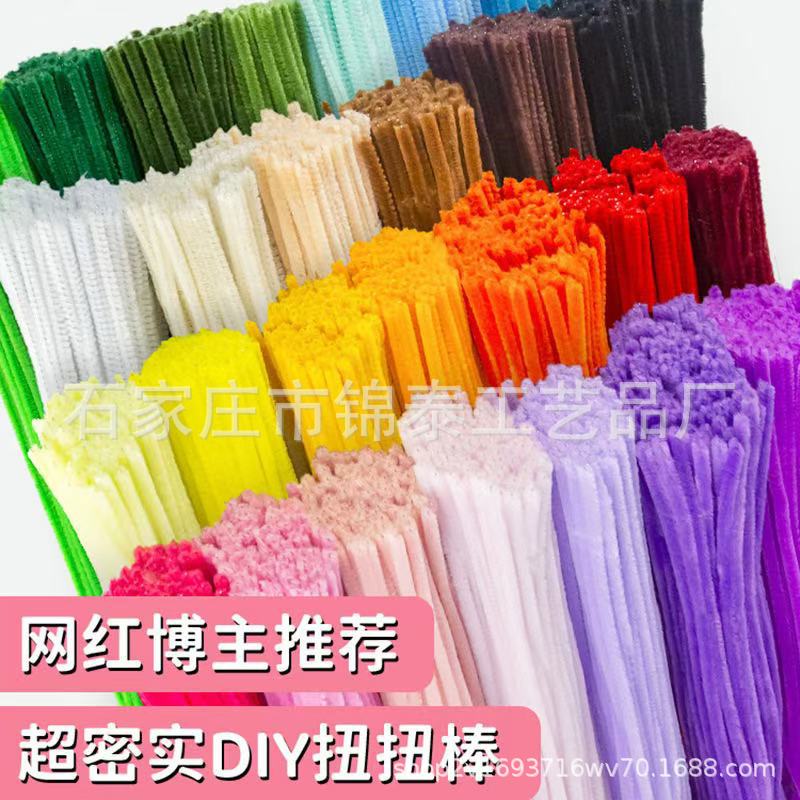 Jintai Twist Stick, макаронного цвета, ультра-плотные ручные игрушки, материалы для букета, оптовая продажа