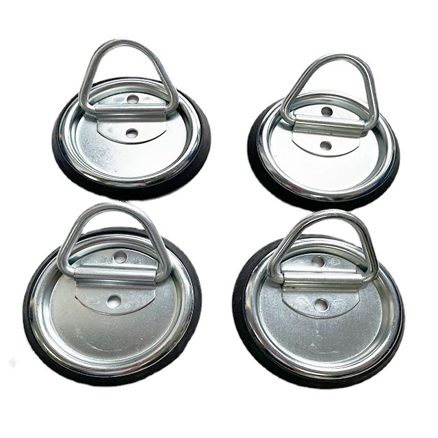 Vehicle Accessories Trailer Rv D-type Floor Buckle Fixed Binding Buckle Truck Lifting Rope Hook Round
