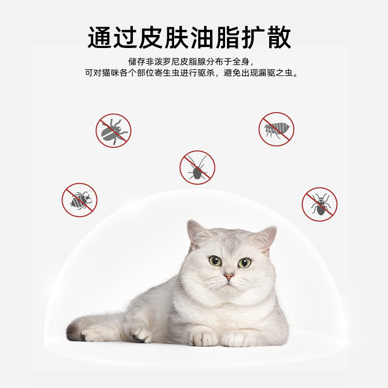 New Favorite Kangfeipronil Drops Cat External Anthelmintic Drug to Remove Fleas, Lice, Ticks, Mites, Pet Medicine
