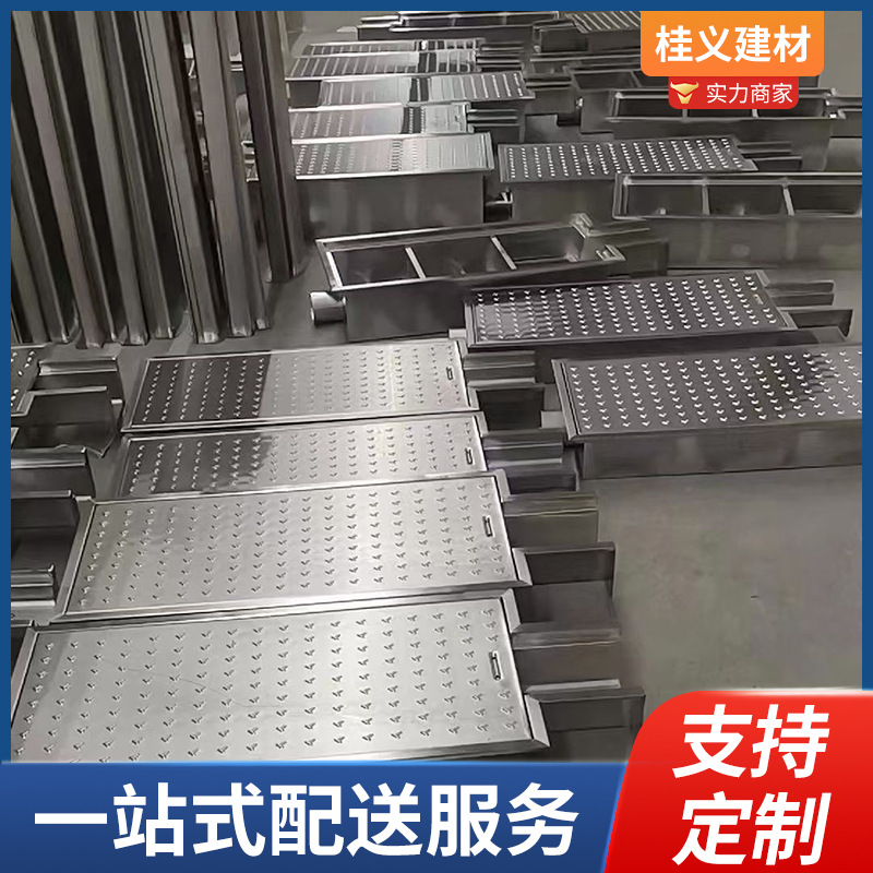 304 Stainless Steel Drainage Ditch Manufacturer Drainage Commercial Kitchen Hotel Restaurant Finished Sewer Open Ditch Type