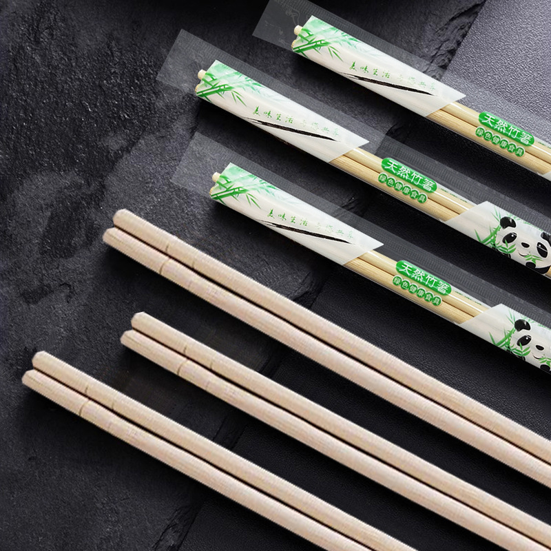 Disposable Chopsticks Commercial Independent Packaging Restaurant Ktv Hotel Bamboo Fast Food Chopsticks Takeaway Packaging Sanitary Chopsticks