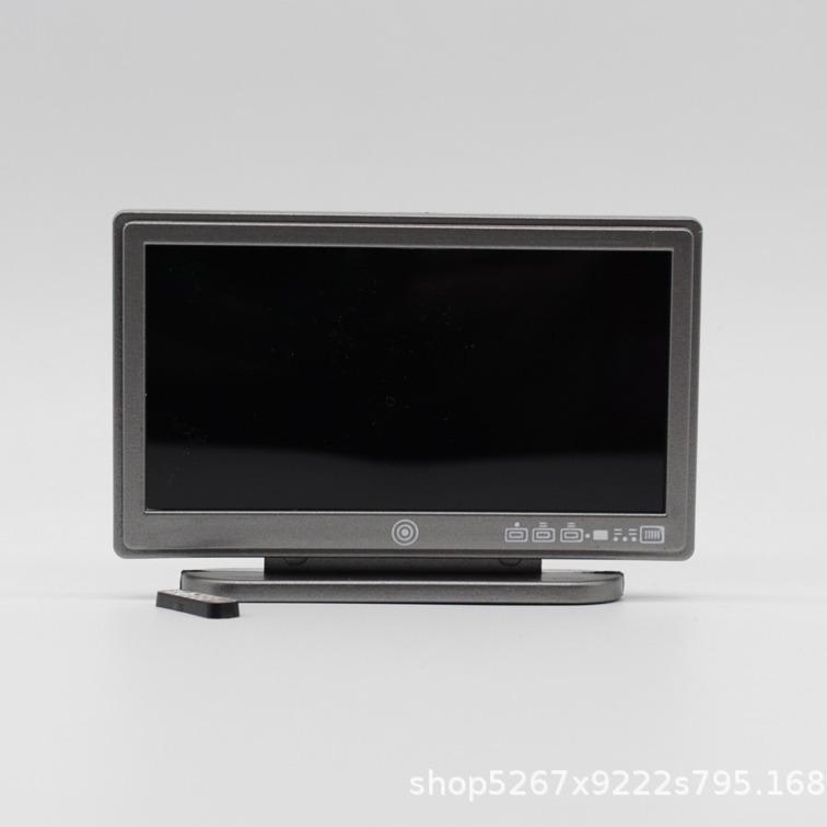 1:12 домик для кукол, мини модель игрушки, микро-сцена, серый телевизор с пультом управления