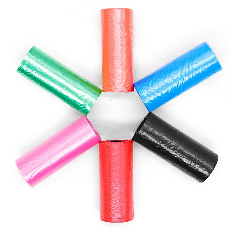 Manufacturer of Pet Plastic Bags for Walking Dogs, Cleaning Poop Bags, Roll-Type Tear-Off Poop Scooper, Single-Color Poop Bags