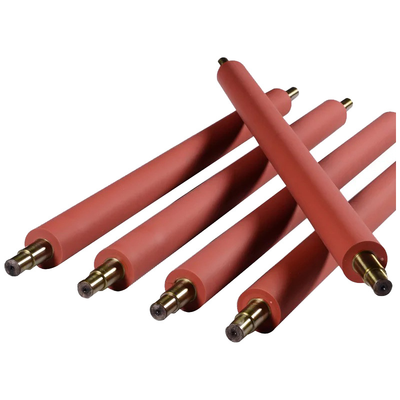 Manufacturer Customized Rubber Roller Coated Delivery Wheel Pressure Roller Resistant Polyurethane Melt-Blown Cloth Rubber Roller Mask Machine Rubber Roller
