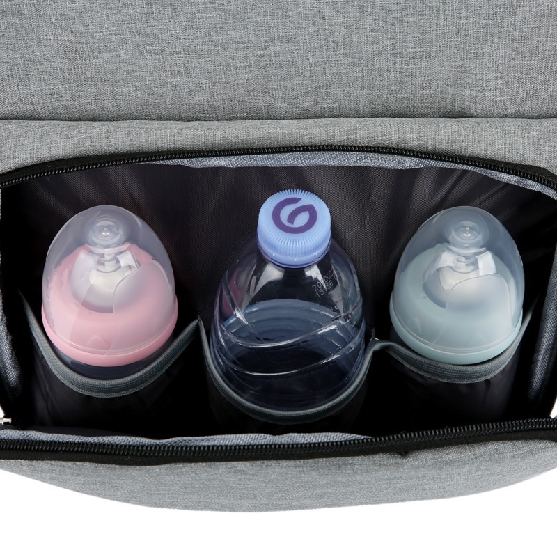 Mummy Bag Multifunctional Anti-Mosquito Foldable Crib Portable Mother and Baby Bag Large Capacity Travel Double Backpack