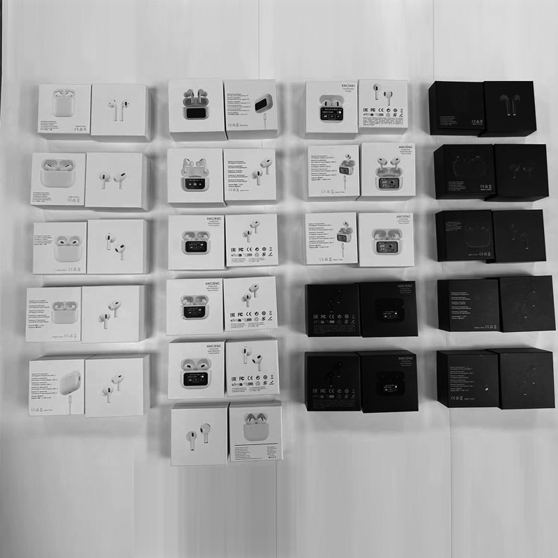 Коробка для наушников AirPods Pro 2 подходит для Apple 3, 5, 6, 2, 4 поколения TWS Bluetooth наушников