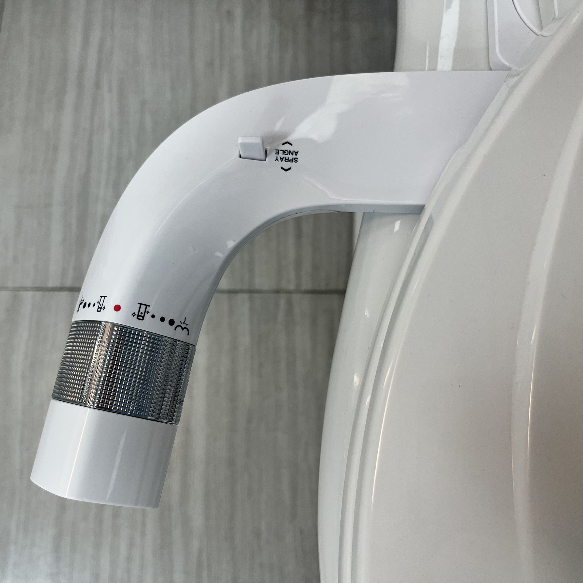 Popular Foreign Trade Cross-Border Small Volume One-Click Quick-Release Bidet Nozzle Adjustable Angle Ultra-Thin Butt Cleaning Artifact