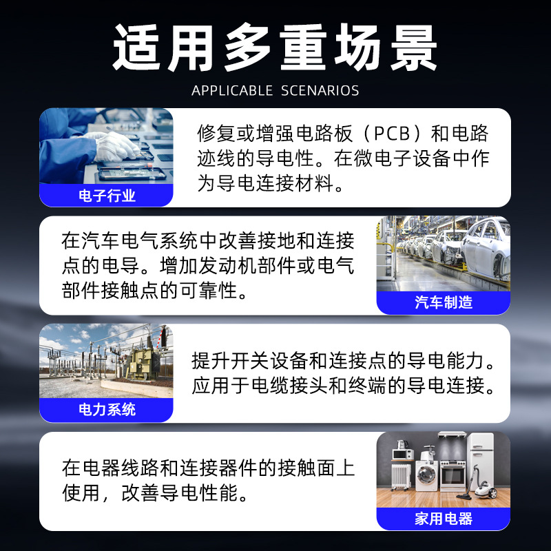 Copper conductive paste power compound automobile wiring harness plug battery switch conductive oil high temperature grease 30g