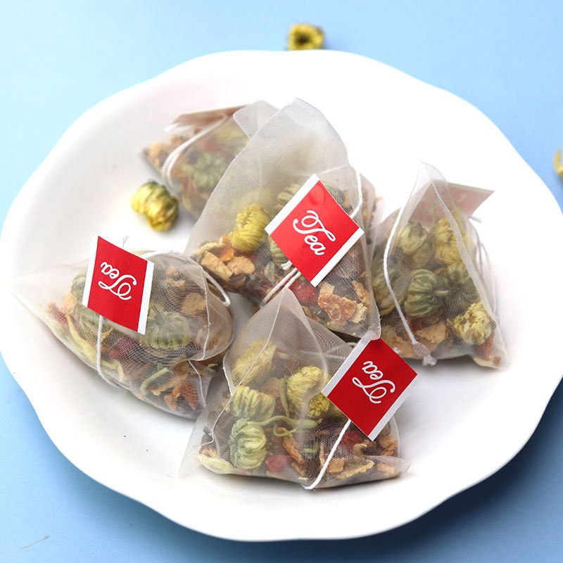 Special Source Factory Wholesale Bulk Triangular Tea Bags Independent Triangular Bag Combination Health Tea Red Dates and Wolfberry Tea