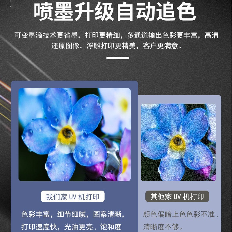 Small a3uv flatbed printer phone case acrylic plastic sheet metal sign stainless steel wine bottle box printing