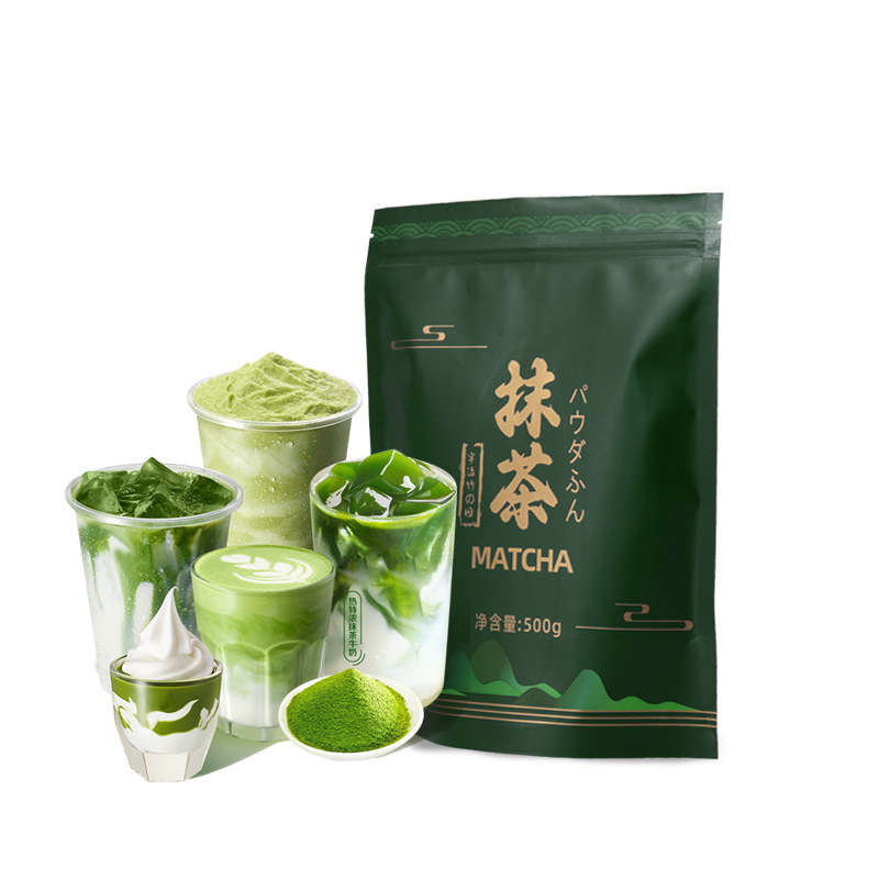 Uji Matcha Powder Latte Drink Japanese Style Uji Bamboo Garden Matcha Powder Commercial Coffee Milk Tea Drink