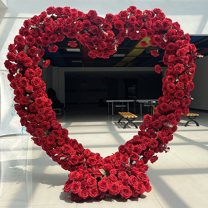 Factory wholesale foreign trade wedding arch round square golden white bracket props background decoration party party