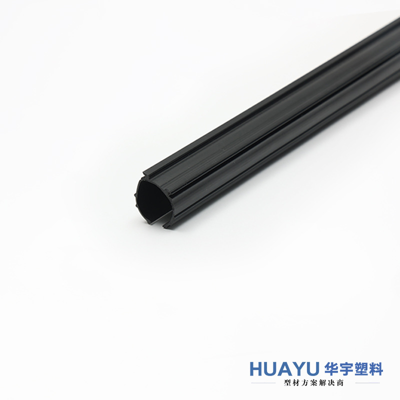 Customized Abs Car Sun Protection Bracket Strip Abs Plastic Extruded Profile Pvc Hot Extruded Traction Plastic Parts