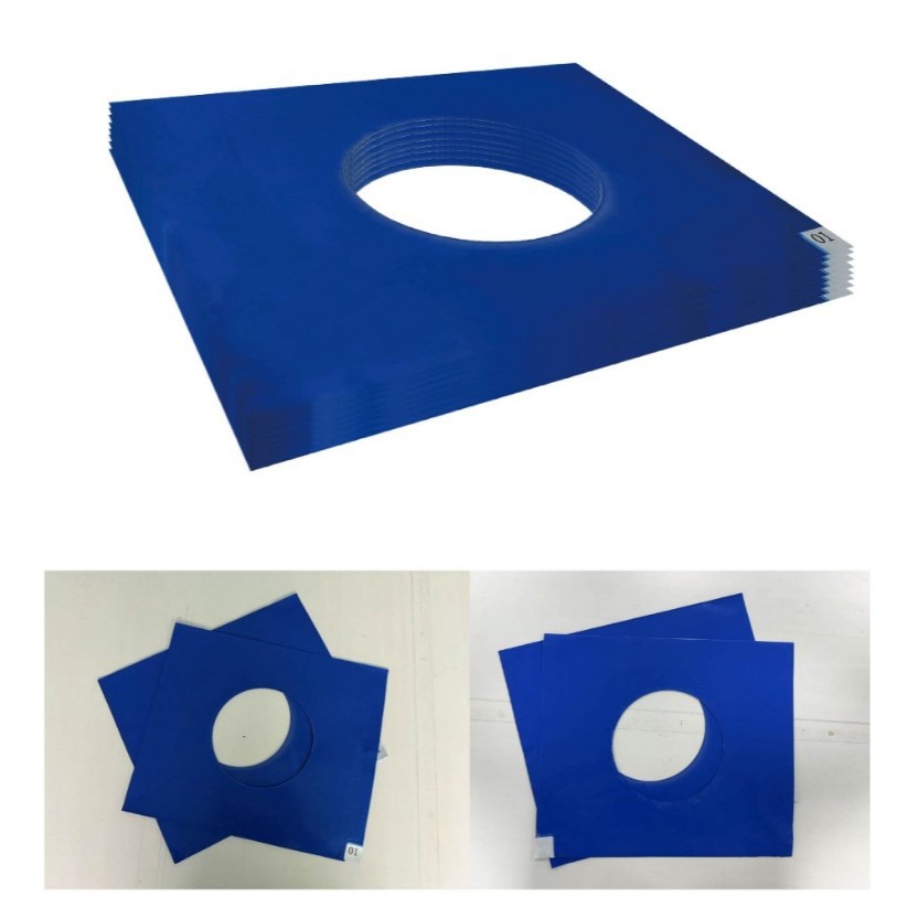 Dust Pad Pe Blue Anti-Static Floor Mat for Air Shower Room 33*38