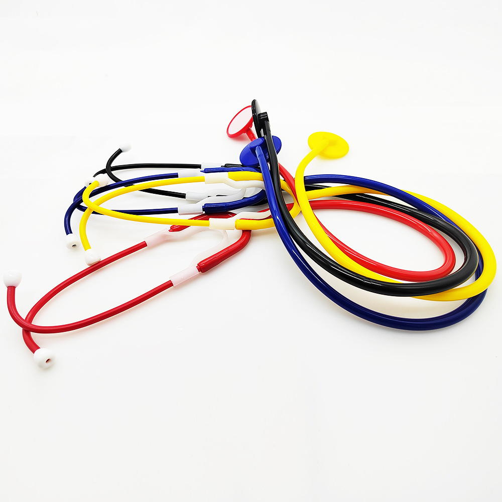 Фабричное прямое пластиковый стетоскоп детский наушник студент научный эксперимент учебные пособия ручная работа DIY домашний стетоскоп