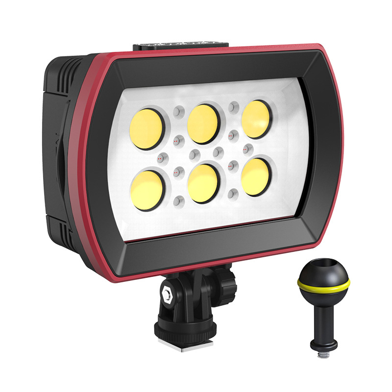 Sea Frog Sl-22 Underwater Photography Waterproof Lighting High-Definition Camera Flash Supports White Light, Red Light and Blue Light