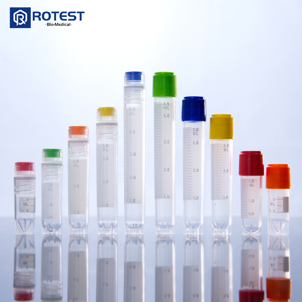 Ultra-low temperature liquid nitrogen storage sample cell freezing tube freezing tube inner and outer coil 1 1.8 2 3 4 5ml Milli