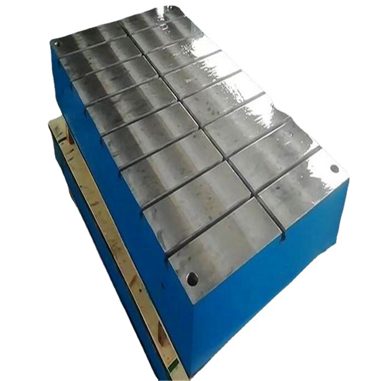 Чугунная платформа с Т-образными пазами, чугунная сборочная платформа, чугунная плоская плита, платформа для разметки, сварочный рабочий стол