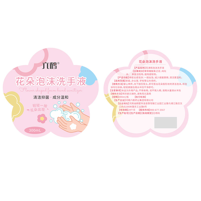 Flower Foam Hand Sanitizer Customized for Kidsren and Babies, Press Bottle, No-Rinse Hand Sanitizer Manufacturer, Oem and Oem Processing