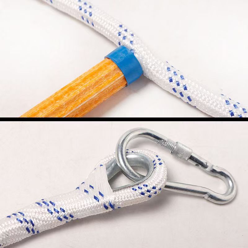 Resin Soft Ladder Rope Ladder Escape Soft Ladder Household High Floor Inspection Non-Slip Wear-Resistant Climbing Rescue Ladder Ladder Rope Ladder