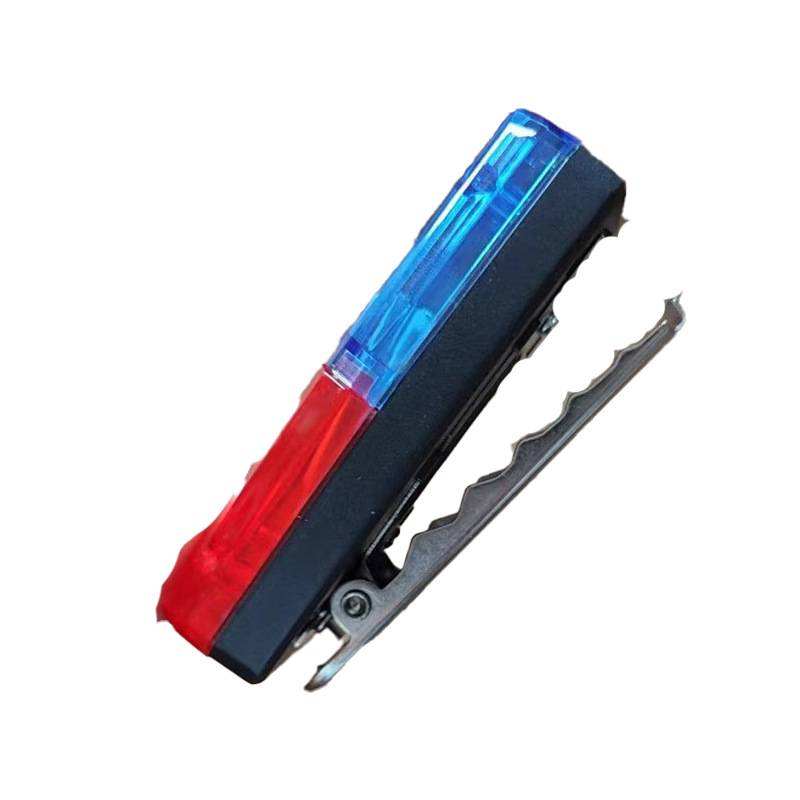 Rechargeable LED Red and Blue Flash Shoulder Lamp Riding Running Flash Duty Security Flash Lamp Patrol Warning Shoulder Lamp