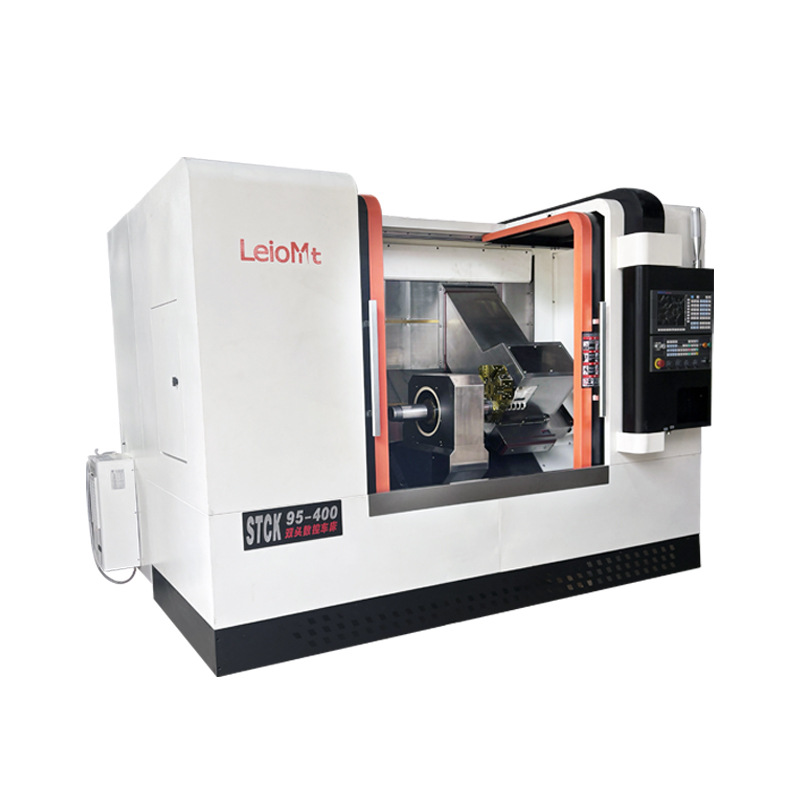 Shandong Machine Tool Medium Drive Double Head Cnc Lathe Stck95-400 Factory Direct Sale Boring Milling Machine