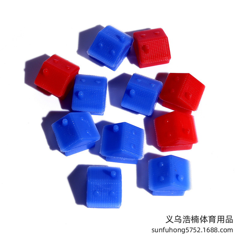Monopoly Game Chess Small House Hotel Game Accessories Plastic Chessmen Game Chessmen Plastic Accessories 12mm
