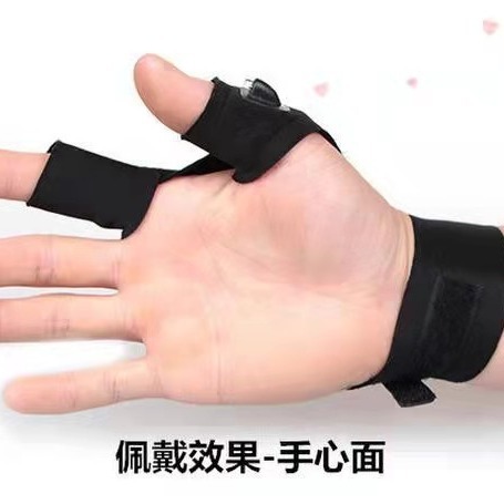 Cross-border fishing with lights rechargeable gloves flashlight camping lights two-finger sunscreen breathable outdoor night Hook lights gloves