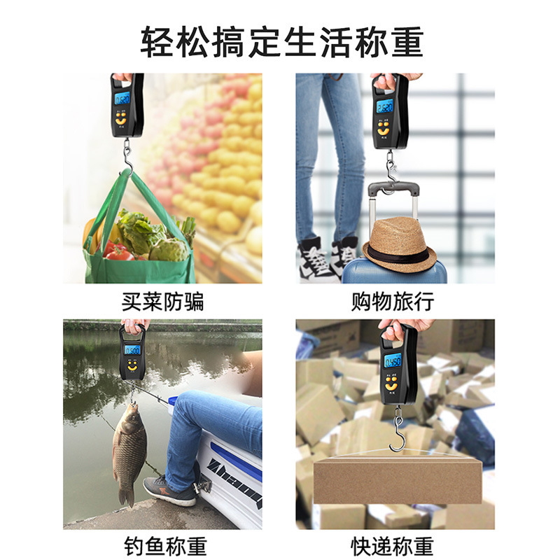 Mini Portable Digital Scale 50kg Portable High-Precision Household Express Weighing Small Scale Spring Small