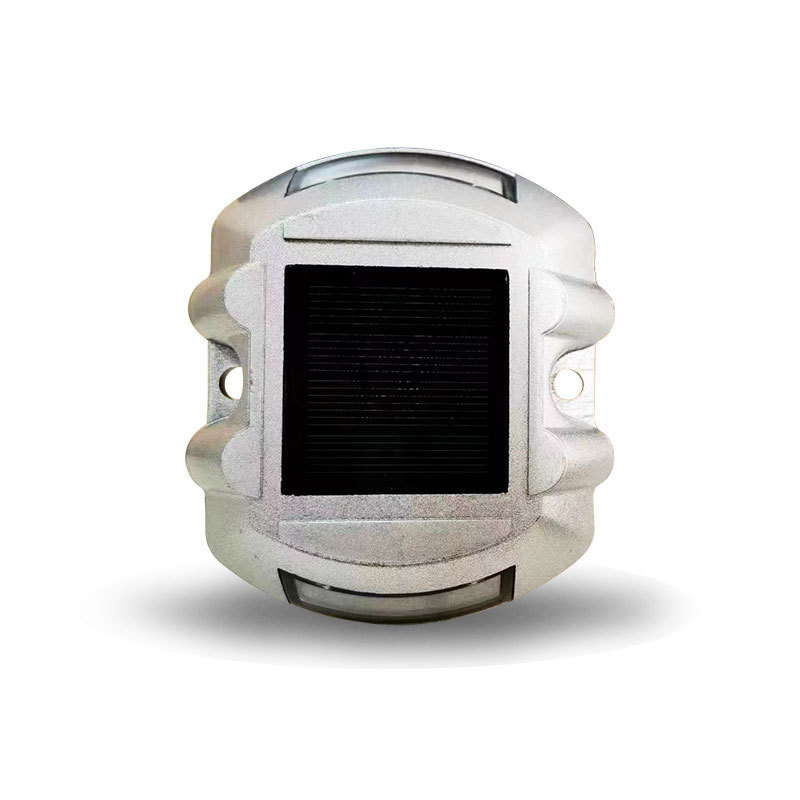 Cross-Border Amazon Solar Road Studs Pc Alloy Horseshoe-Shaped Road Studs Led High-Speed Luminous Road Sign Road Stud Lights